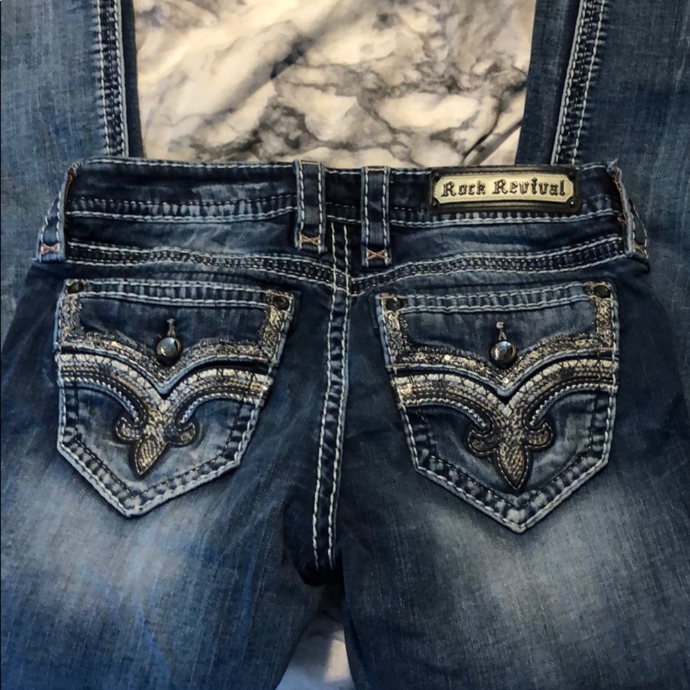 Rock Revival Lanlan Straight Jean Sz28